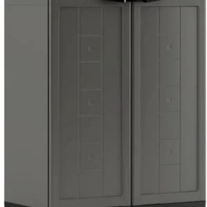 Veilige Betaling Kis Jolly lage kast 1 plank 68x39x85 cm donker grijs zwart