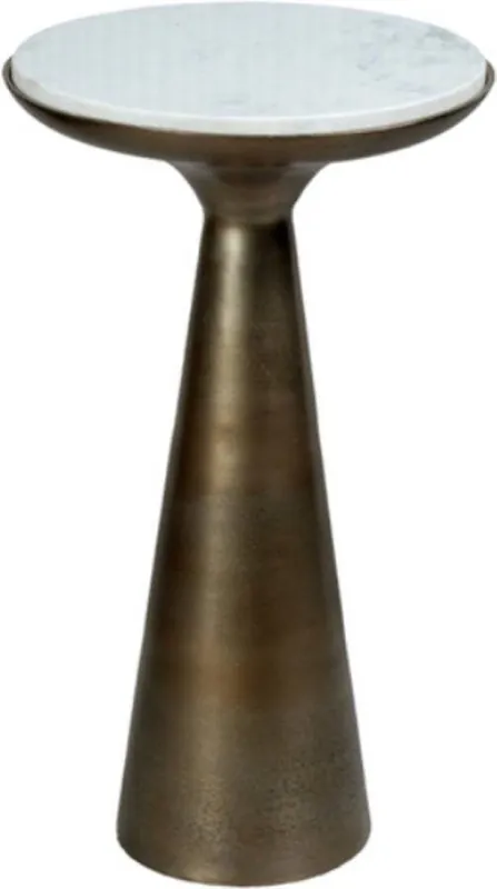 Starfurn Bijzettafel Essy Small Wit marmer 38 cm Must-Have