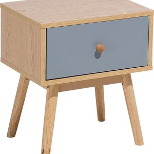 Beliani ARVADA Bedside Table Grijs Spaanplaat Fabrieksprijs