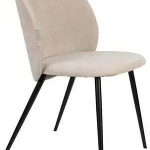 Zuiver Cozy Eetkamerstoelen Beige Set van 2 Flitsaanbieding