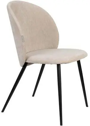Zuiver Cozy Eetkamerstoelen Beige Set van 2 Flitsaanbieding