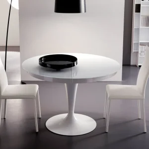Ozzio Ronde tafel Eclipse T310 -Glas CR 01 Glans Korting