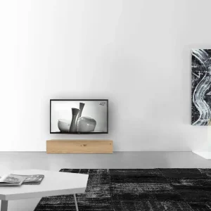 Uitverkoop Livitalia Houten lowboard configurator basis 120 cm 24 cm 46 cm licht eiken
