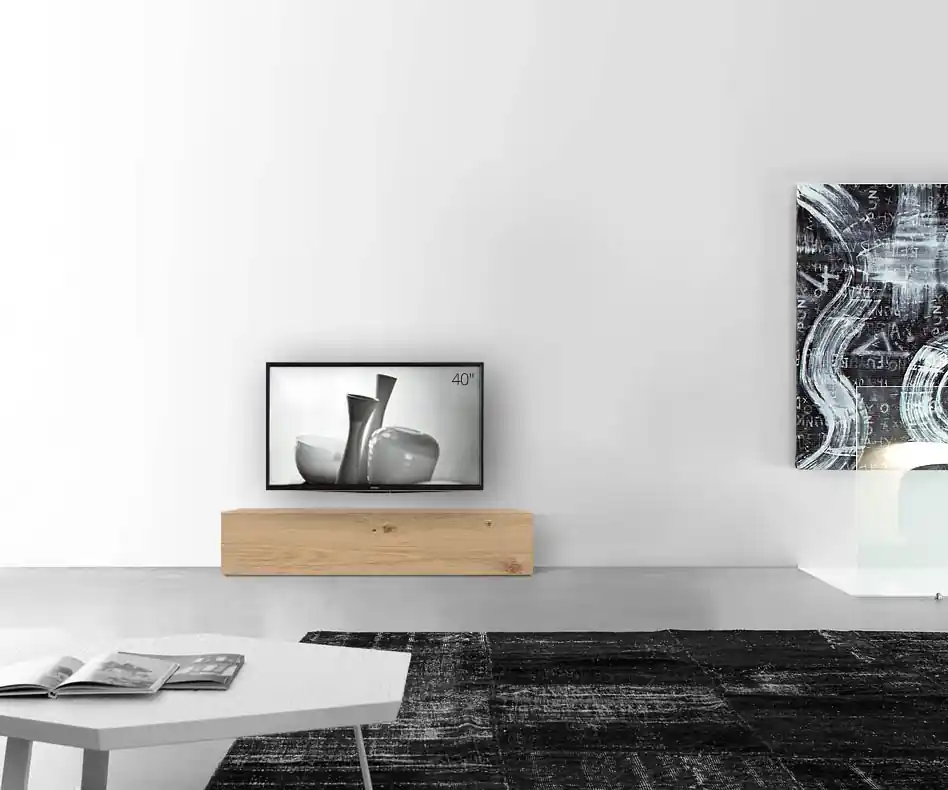 Koop Vandaag Livitalia Houten lowboard configurator basis 150 cm 32 cm 46 cm licht eiken