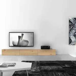 Livitalia Houten lowboard configurator vloer 270 cm 32 cm 46 cm licht eiken Beste Prijs