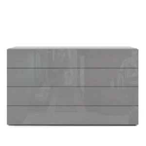 Aanbieding Novamobili Easy 4-zits ladekast B108 lichtgrijs430
