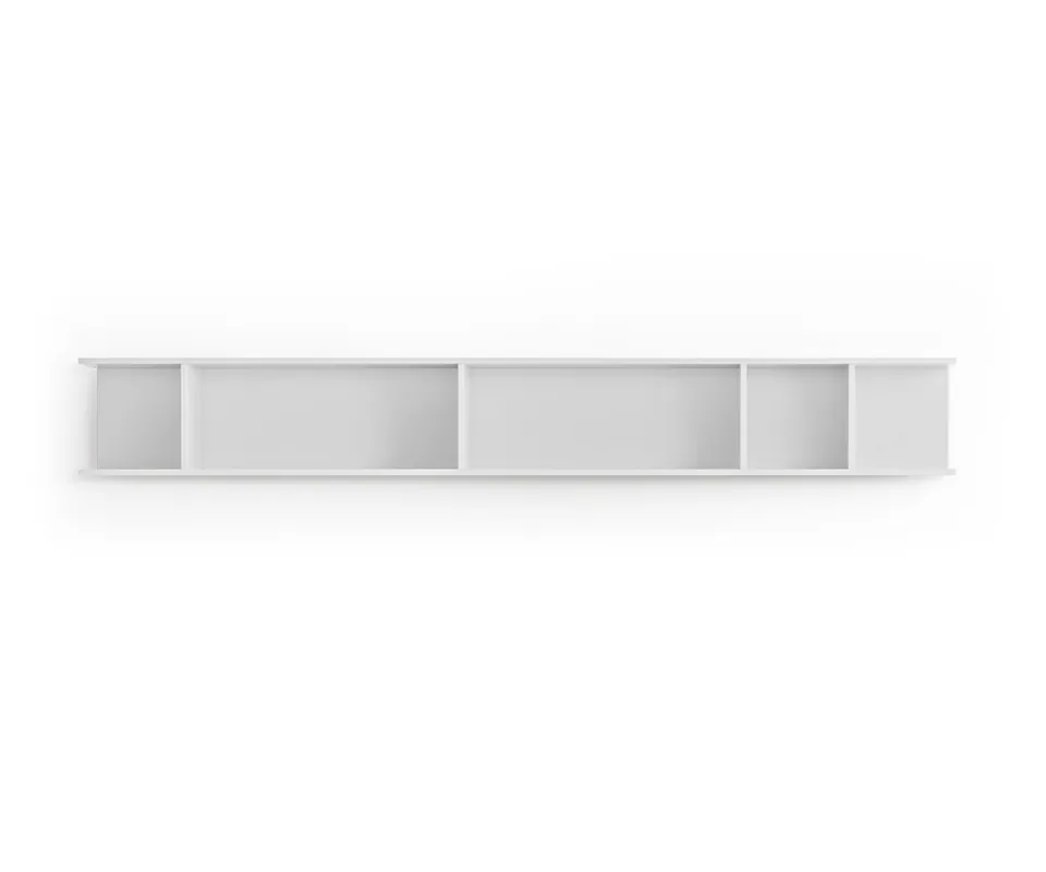 Korting Novamobili Boekenkast Butterfly horizontaal mat wit