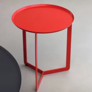 Finale Uitverkoop MEME Design Ronde bijzettafel-D60cm-H36cm-BIANCO / RAL 9010-ROUND 2