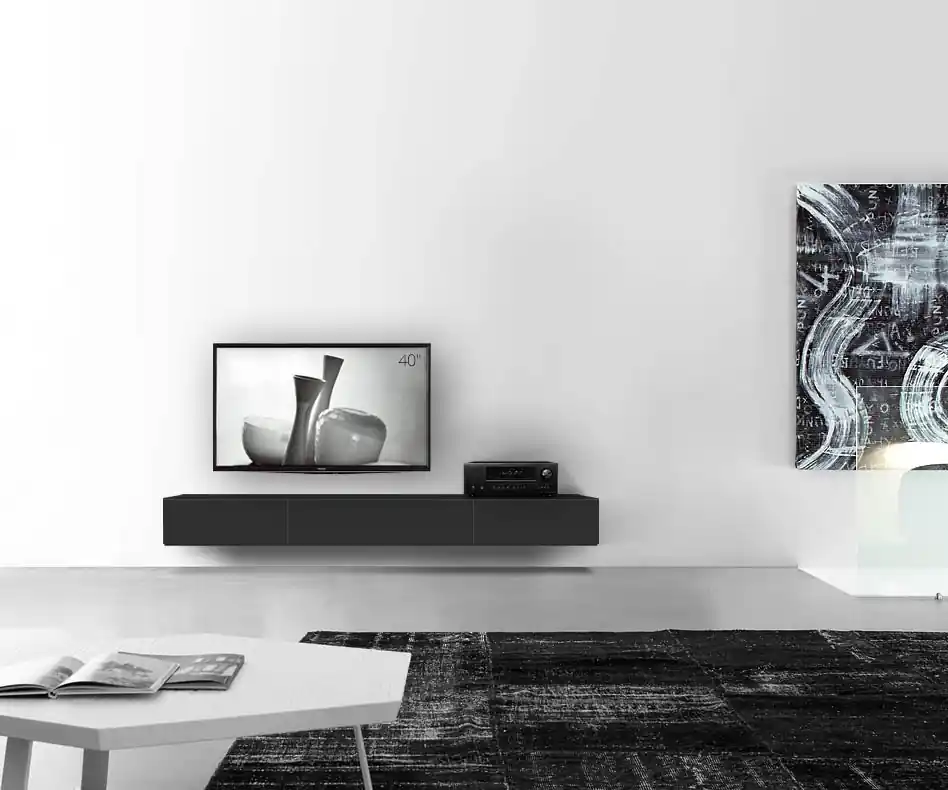 Livitalia Box lowboard configurator-wand-210-25-5-35-mat-zwart Beperkt Aanbod