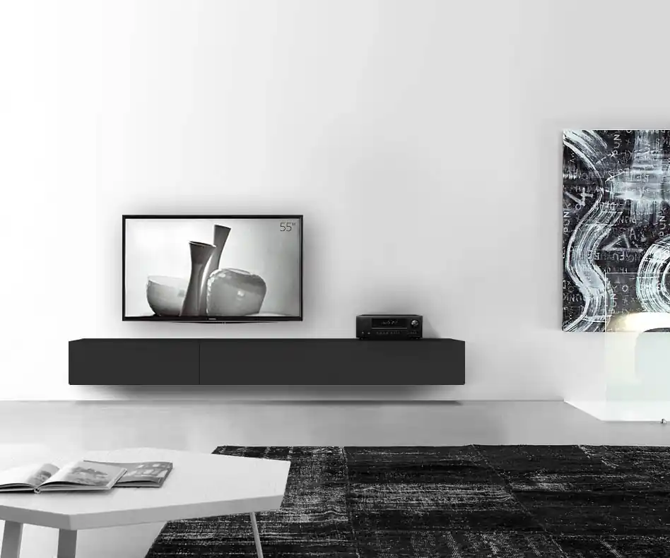 Koop Vandaag Livitalia Box lowboard configurator-wand-270-33-5-35-mat-zwart