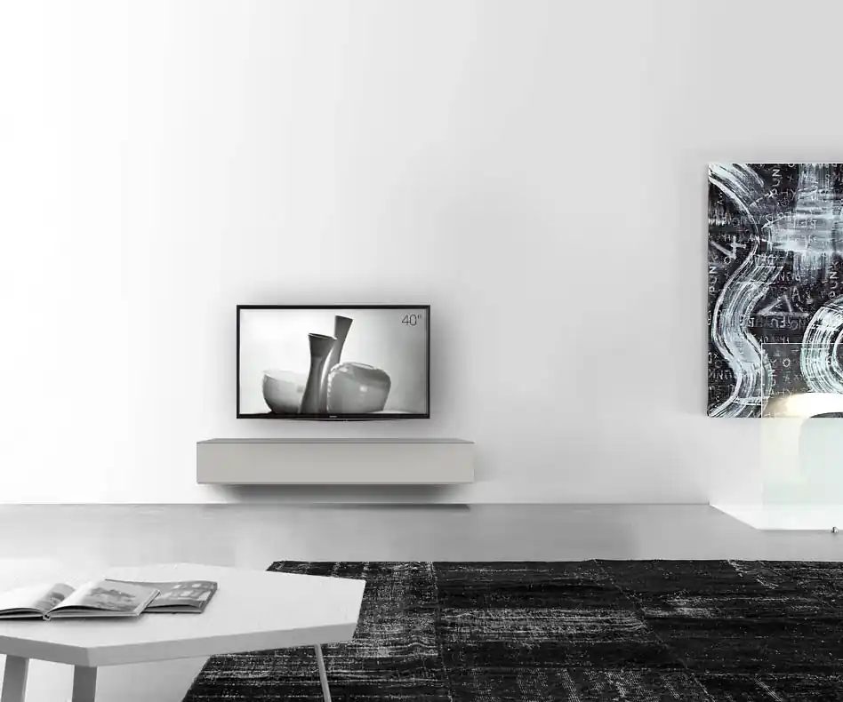 Livitalia Box lowboard configurator-wand-150-25-5-54-mat-lichtgrijs Koop Online
