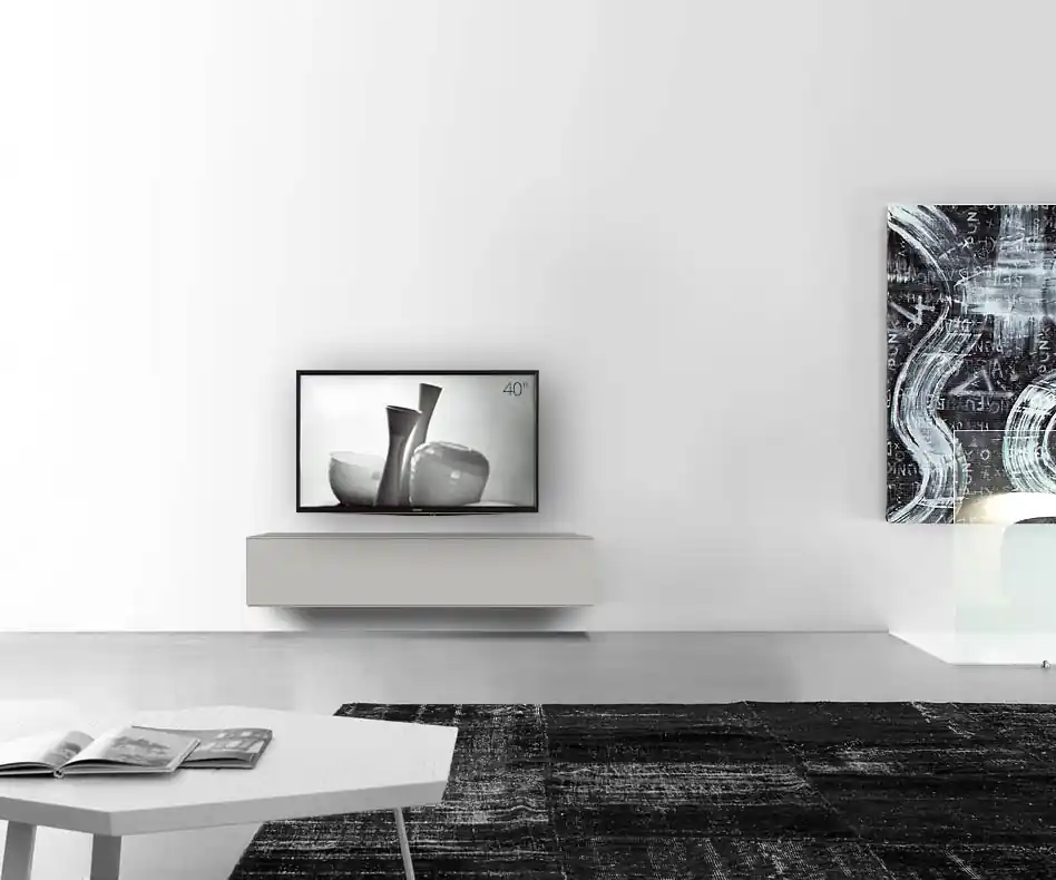 Livitalia Box lowboard configurator-wand-150-33-5-54-mat-lichtgrijs Lage Kosten