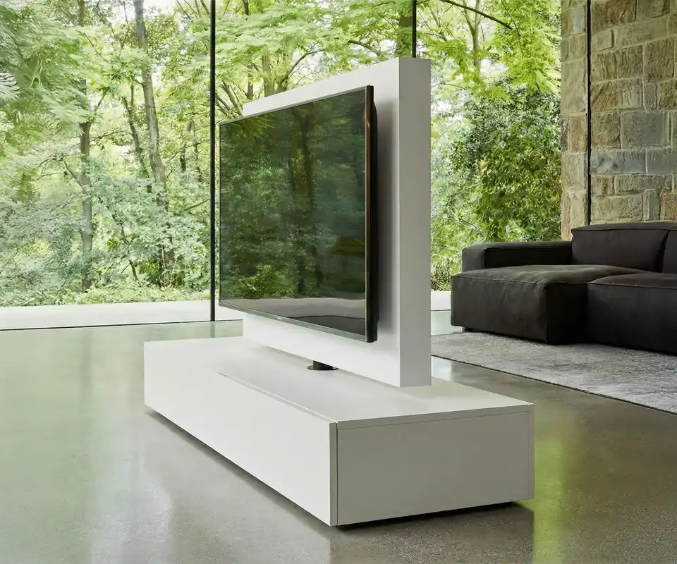 Bestseller Livitalia Roto lowboard-kamerscherm met draaibaar TV-paneel-B120-50-H33-T47-ArticoM-zonder-doos