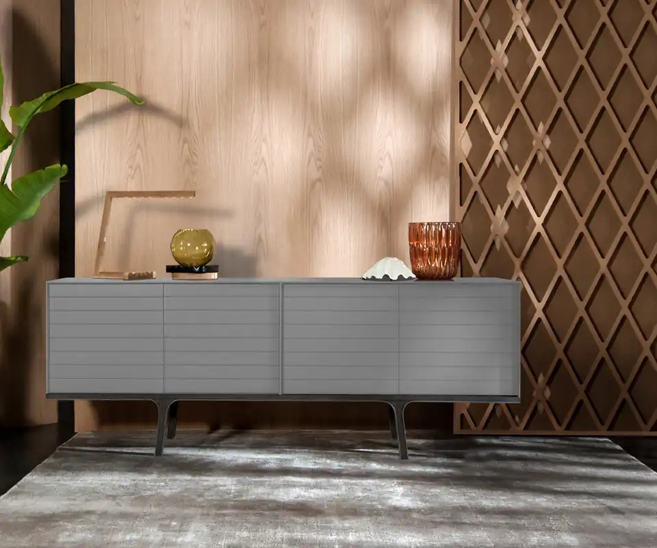 al2 Mobius 002 Dressoir B 200 C3 Lichtgrijs mat Flitsaanbieding