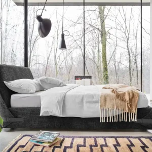 Novamobili Bedlint-160x200 cm-lattenbodem Simple Lift-Memory 18 Donkergrijs Laatste Versie