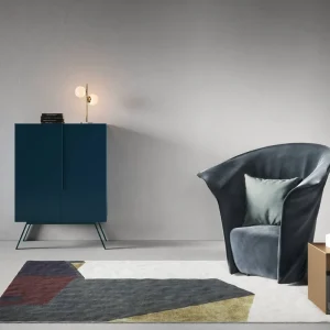 Aanbieding Novamobili Hoogboard Cleo Kleurenversie Karkas spatellook betongrijs Kleurenversie Poten en handgreep mat beige - 333 Sabbia (vergelijkbaar met RAL1019)