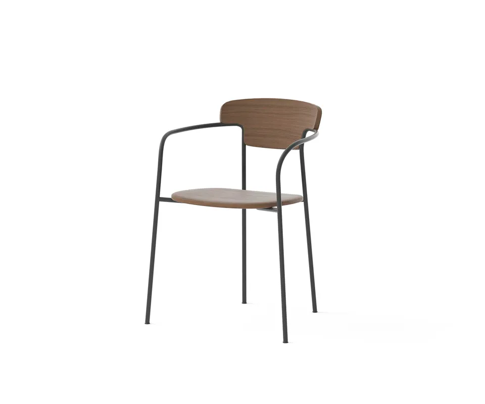 Punt Pecan houten stoel Aanbieding