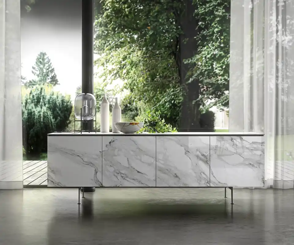 Aanbieding Ozzio Pantser keramisch dressoir