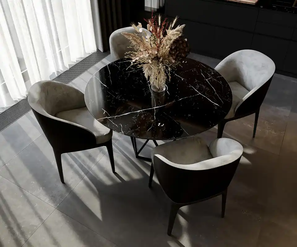 Populair Marelli Tatlin marmeren eettafel