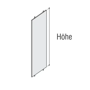 Actieprijs Garderobetoebehoren Armadi scheidingswand hoogte H 81,5 cm