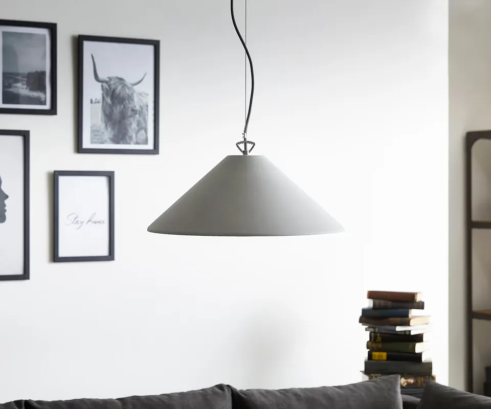 Gratis Retour Hanglamp Fatua 40 cm Beton 60 W pendellamp lamp