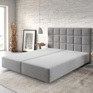 Beperkte Voorraad Boxspring-frame Dream-Fine 160x200 microvezel grijs