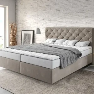 Superprijs Boxspringbed Dream-Great 180x200 microvezel Beige
