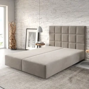 Voordeelprijs Boxspring-frame Dream-Fine 140x200 microvezel beige