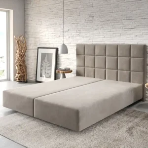 Premium Boxspring-frame Dream-Fine 160x200 microvezel beige