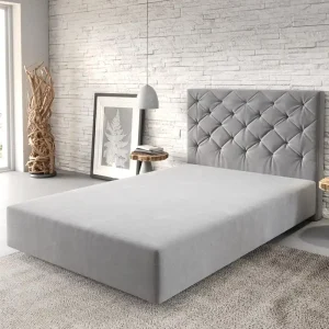 Alleen Vandaag Boxspring-frame Dream-Great 120x200 microvezel grijs