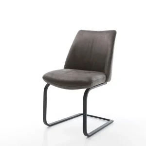 Beperkte Voorraad Sledemodel Elso-Flex microvelours antraciet vintage sledemodel vlak zwart pocketveer kern