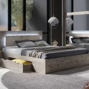 Bed opbergruimte Renato (inclusief 2 nachtkastjes) Laatste Kans