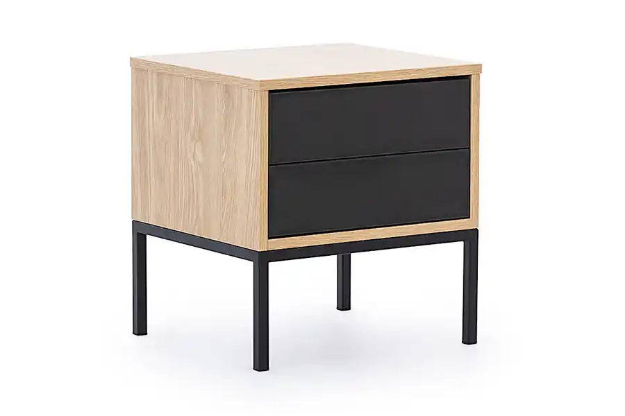 Boxspring Havana - zwart - velvet (140 cm) Rechtstreeks Van De Fabrikant