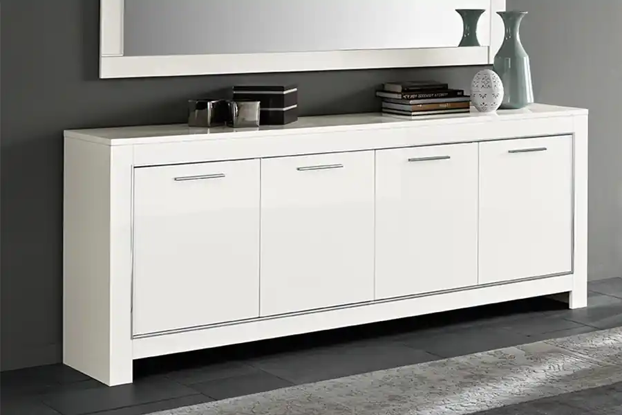 Complete woonkamer Modena - met vitrine Exclusieve Aanbieding