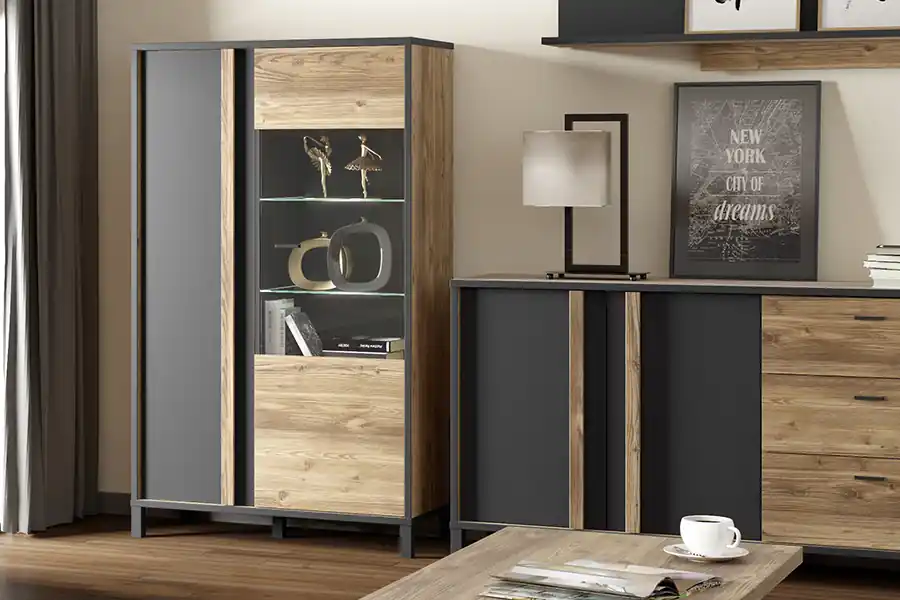 Complete woonkamer Hayato - met dressoir Gratis Retour