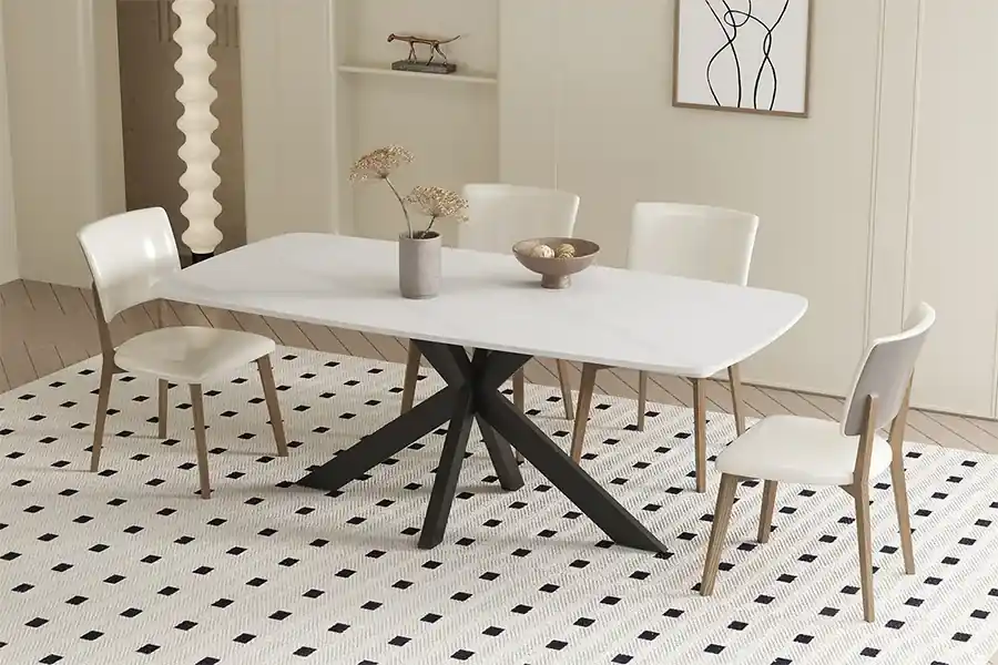 Veilige Betaling Eettafel ovaal - mango - 200 cm