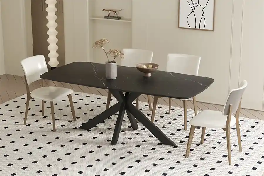 Deens ovaal salontafel - zwart Must-Have