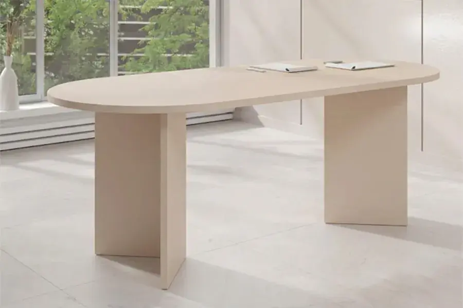 Fabrieksprijs Ovale salontafel Ravi - beige