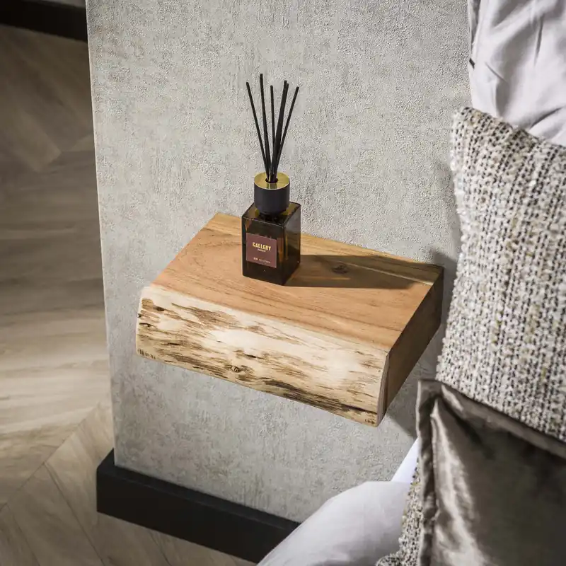 Must-Have Nachtkastje Tree XS 1 lade set van 2 / Massief acacia