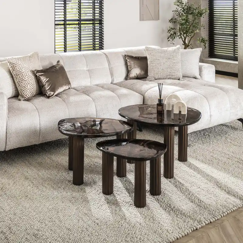 Goedkoop Salontafel Eclipse S / Antiek koper