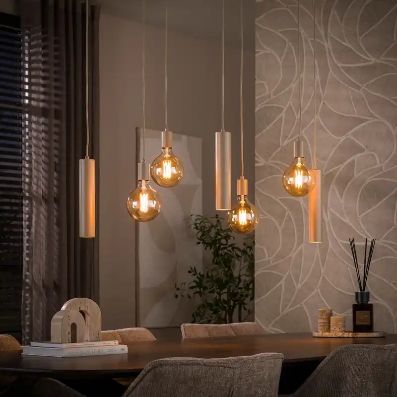 Nieuw Hanglamp Senso 4+3-lichts / Beige