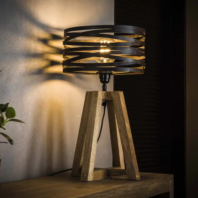 Lage Prijs Tafellamp Twist 1-lichts / Slate grey