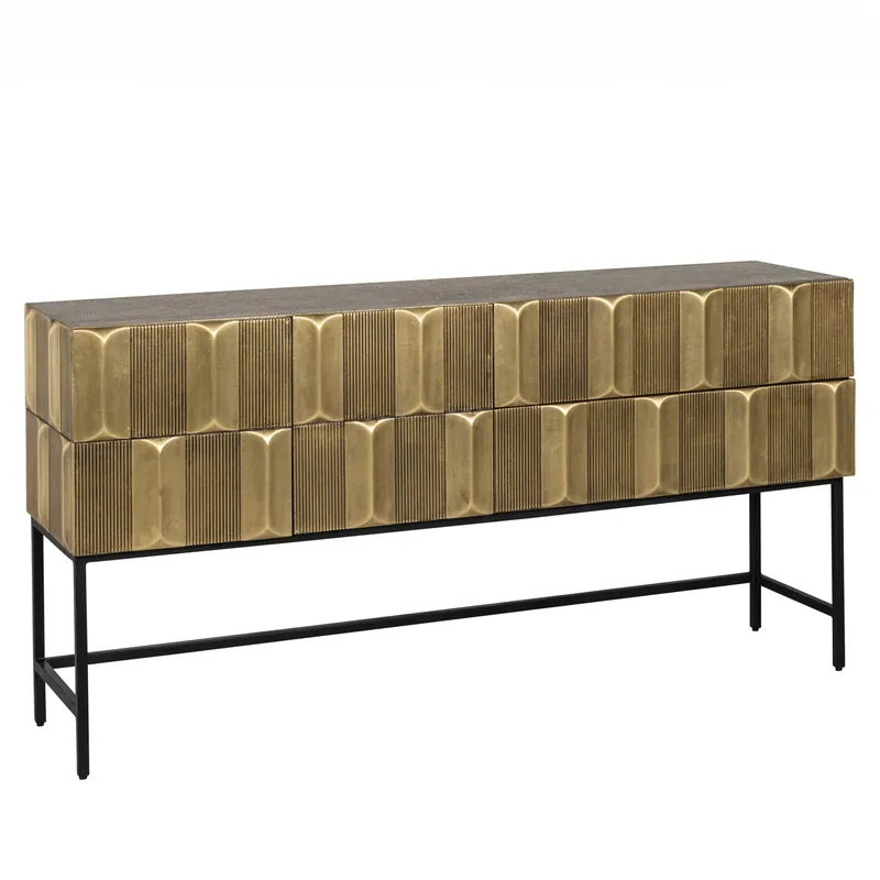 Dressoir Jaxx black/gold Betaalbaar