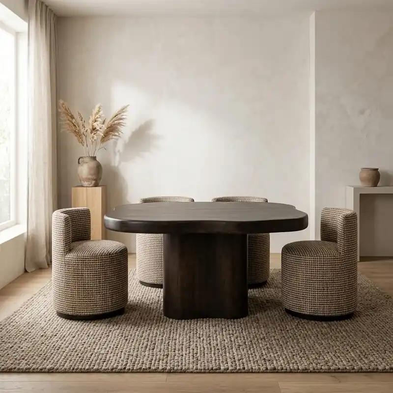 Eettafel Sherman dark brown 150 Goedkoop