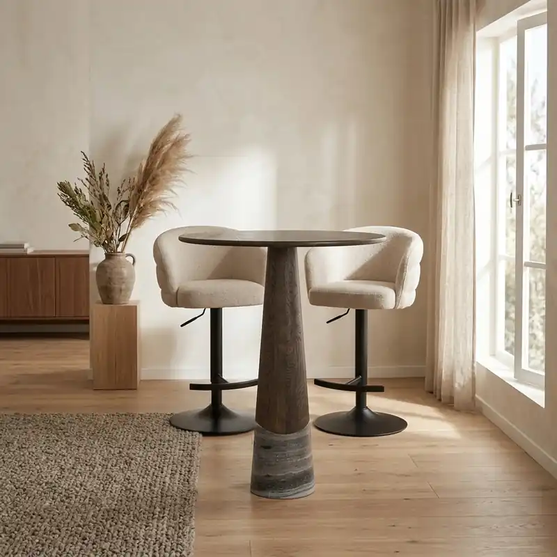 Bartafel Harper Smoked charchoal Exclusieve Aanbieding