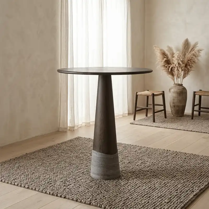 Fabrieksprijs Countertafel Harper Smoked charchoal