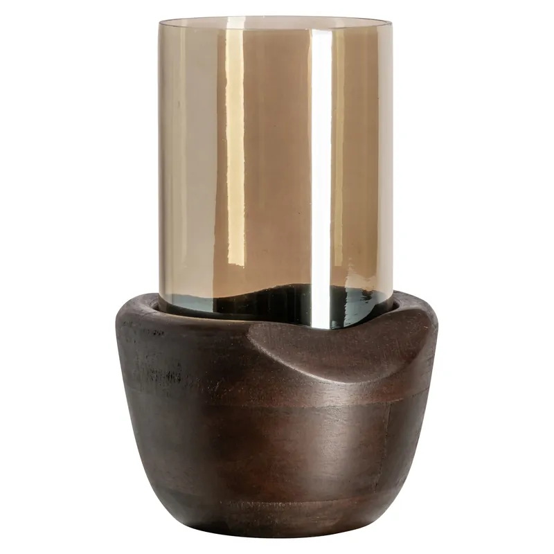 Voordeelprijs Windlicht Jade walnut small