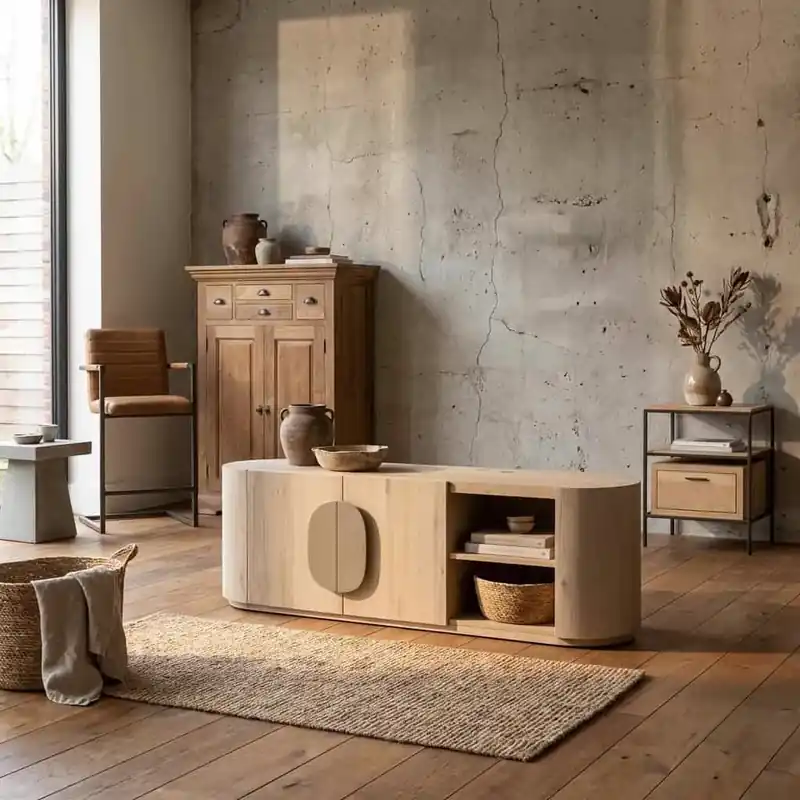 Express Levering TV-meubel Allure white wash