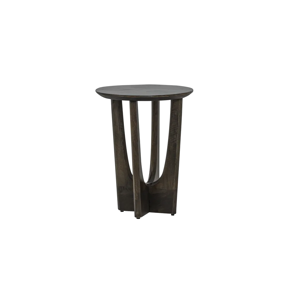 Aanbieding Salontafel Fermo bruin rond