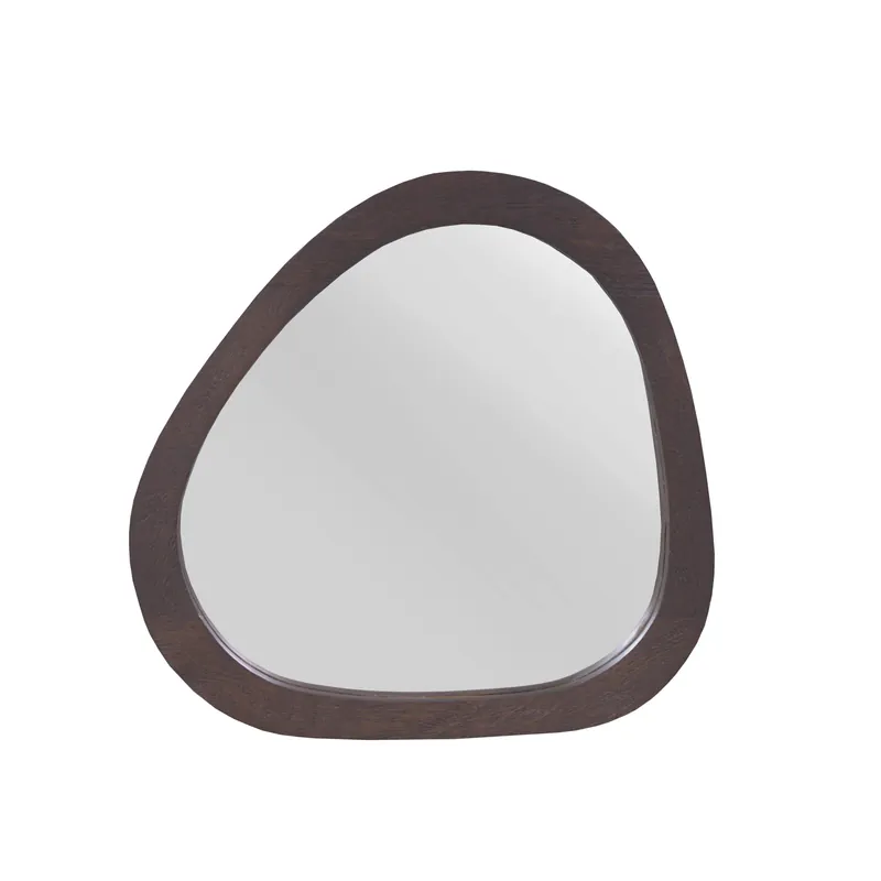 Organische spiegel Lou Bruin Mangohout 55 cm Snelle Levering